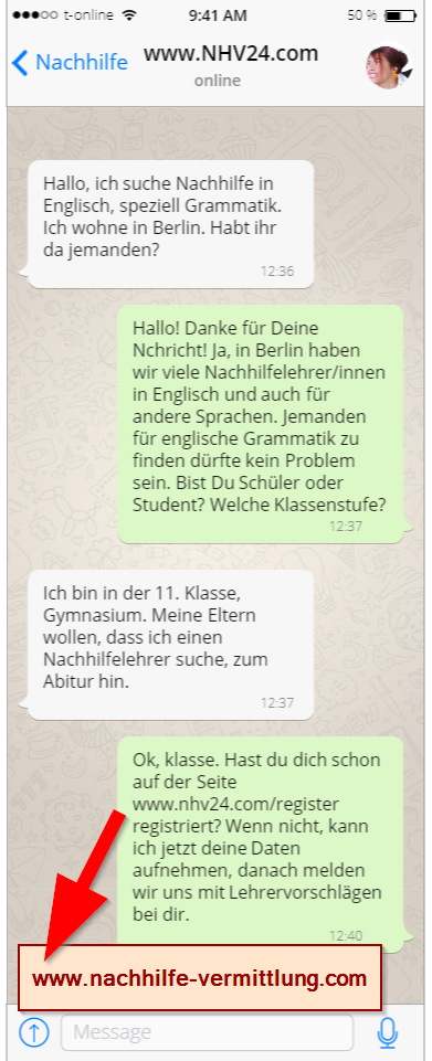Adoption Whatsapp Chat Beispiel WuchatBsp